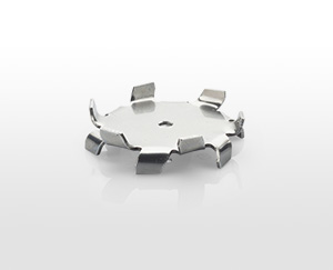 Heavy duty stainless steel dispersion blades with 5 mm hole