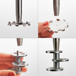 Bead mill accessory for DISPERMAT dispersers